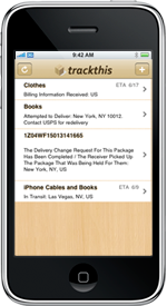 Track Packages On iPhone with TrackThis